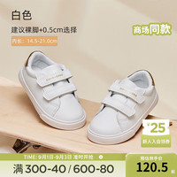 戴维贝拉 DAVE&BELLA)儿童板鞋男童小白鞋女童休闲鞋大童鞋宝宝学步鞋