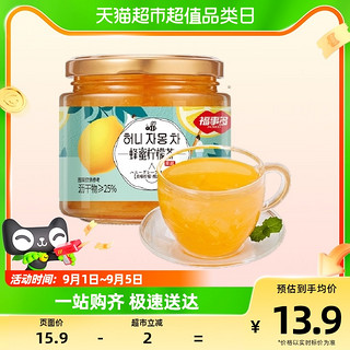 FUSIDO 福事多 包邮福事多蜂蜜柠檬茶500g*1瓶冲泡饮品韩式柚子饮料水果花茶果酱