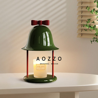 AOZZO 奥朵 2023年创意小雪屋床头装饰融蜡灯无明火香薰蜡烛氛围熔蜡台灯