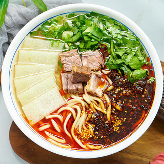 舌尖尖甘肃兰州拉面牛肉面方便速食清真汤料袋装尝鲜2袋试用