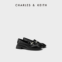 CHARLES&KEITH23秋季CK1-70580206一脚蹬英伦风乐福鞋女单鞋