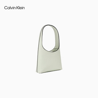 卡尔文·克莱恩 Calvin Klein 女包23早秋新款经典金属字母薄荷绿手提菜篮子单肩腋下包DH3479 319-嫩菊绿 OS