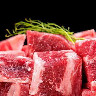 原切牛腩块 400g 冷冻炖煮烧烤食材 清真牛肉 中华