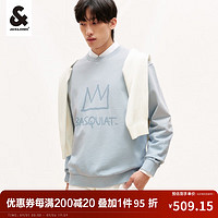 杰克·琼斯（JACK&JONES）秋男士百搭时尚简约帅气时尚舒适休闲套头卫衣上衣223333043 蓝色 165/88A/XS