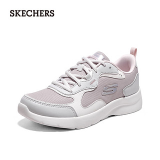 斯凯奇（Skechers）女子绑带运动休闲鞋896272 灰色/多彩色/GYMT 35