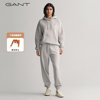 GANT 2023早秋女士学院风运动休闲裤|4204921 94浅灰 M