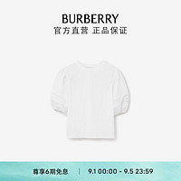 博柏利（BURBERRY）女童 蕾丝装饰棉质T恤衫80689501