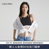 Calvin Klein内衣23春夏女士背心一体式文胸QF7200AD UB1-太空黑 L