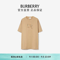 BURBERRY 博柏利 男装 格纹马术骑士徽标棉质 T 恤衫80727031