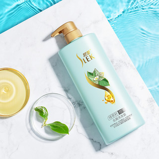 SLEK 舒蕾 绿茶籽精油控油去屑洗发水露清爽蓬松洗头膏套装1200ml 1件装