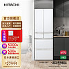 日立（HITACHI）冰箱617L日本双循环真空锁鲜自动制冰风冷玻璃面板R-HW620RC 水晶白色