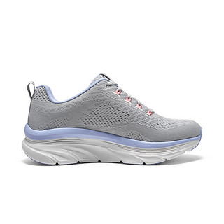 斯凯奇（Skechers）女鞋夏季休闲鞋子女网面透气跑步运动鞋149368 灰色/多彩色/GYMT 37.5