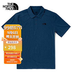 THE NORTH FACE 北面 男子POLO衫 NF0A5B46-N4L 靛青蓝 S