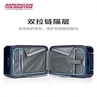 美旅箱包（AmericanTourister）机长箱登机箱轻便小型拉杆箱机长商务 18.寸密码箱行李箱79B 松石绿 16寸-登机箱