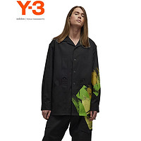 Y-3 GFX WRKWR SHIRT衬衫男士古巴领休闲外套39IP7948 黑色 XS