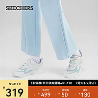 斯凯奇（Skechers）女子绑带运动休闲鞋896272 白色/多彩色/WMLT 35