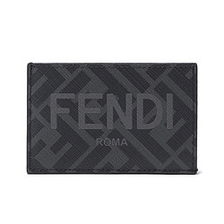 FENDI 芬迪 男士涂层面料配皮卡包卡夹 7M0328 AJJ8