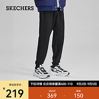斯凯奇（Skechers）针织长裤P423M050 碳黑/0018 S