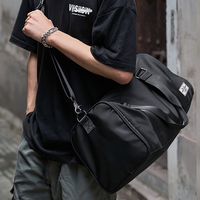 回力包运动训练包男2023大容量出差手提旅行包行李干湿分离包 黑色