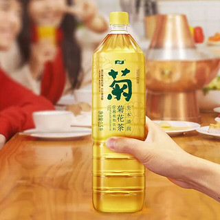 怡宝菊花茶1.5L*6瓶整箱 瓶解腻低糖植物茶饮料 橙橙假日