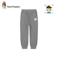 暇步士(Hush Puppies)童装儿童秋装男童裤子2023年秋季男大童简约时尚休闲长裤 中花灰 155cm(偏大半码)
