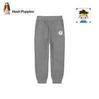 暇步士（Hush Puppies）童装儿童秋装男童裤子2023年秋季男大童简约时尚休闲长裤 中花灰 155cm(偏大半码)