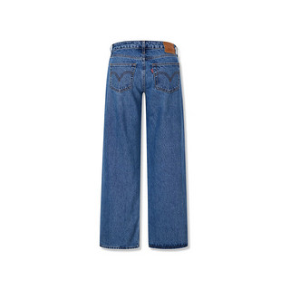 Levi's李维斯23秋季女士阔腿牛仔裤复古潮流A5566-0001 蓝色 24/30