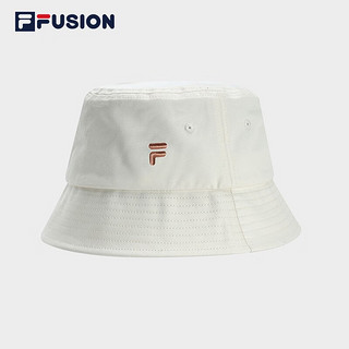 FILA FUSION斐乐潮牌渔夫帽款2023夏时尚网球运动帽盆帽 乳糖色-BG M