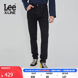 Lee XLINE23早秋731舒适锥形黑色男牛仔裤潮LMB100731201-898