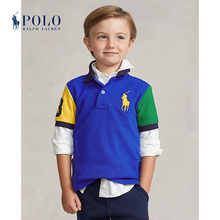 Polo Ralph Lauren 拉夫劳伦男童 23秋Big Pony棉网眼布Polo衫RL40477 400-多色 S