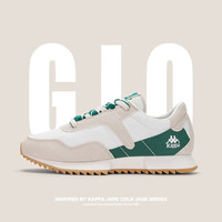 Kappa 卡帕 男鞋运动鞋2023夏季休闲鞋子男跑步鞋薄款网面透气阿甘鞋 M01D月灰色/韩国白 35