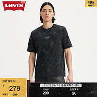 Levi's李维斯23秋季男士短袖T恤时尚潮流印花百搭16143 黑色 S