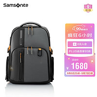 Samsonite 新秀丽 电脑包男女通用休闲背包大容量旅行包黄色款15.6英寸KI1*28005