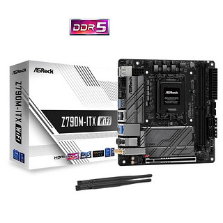 ASRock 华擎 Z790M-ITX WiFi6 迷你小板 （Intel Z790/LGA 1700）