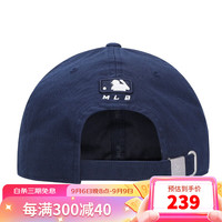 MLB 男女帽软顶NYLA休闲鸭舌帽户外帽子运动棒球帽3ACP6601N 纽约洋基队/藏青色 F