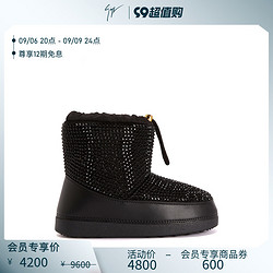 GIUSEPPE ZANOTTI 朱塞佩 萨诺第 GZ女士精美水钻保暖毛内里雪地靴