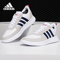 adidas 阿迪达斯 正品 COURT80S 男女低帮复古运动网球鞋 EE9663