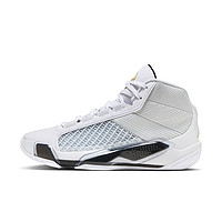 AIR JORDAN 正代系列 Air Jordan 38 Fiba Pf 男子篮球鞋 FN7482-100 白色/金属色/白金色 43