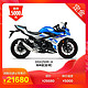 豪爵铃木GSX250R-A ABS 双缸摩托车 250cc摩托车跑车 海神蓝-蓝/银 整车￥21680 降价5000
