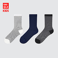 UNIQLO 优衣库 袜子 3双装 童装/儿童/女童444198