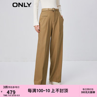 ONLY 2023秋季通勤风气质百搭直筒西装裤休闲裤女|123314043 E11 铅灰色LEAD GRAY 155/60A/XSR