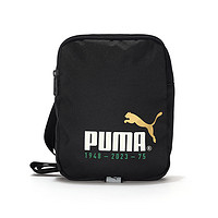 PUMA 彪马 单肩包斜挎包中性黑色包6PU09