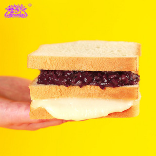 雪芳华 紫米面包2200g/550g奶酪夹心吐司早餐零食糕点