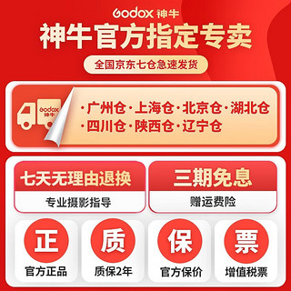 Godox 神牛 闪光灯860三代相机闪光灯引闪器单反相机热靴灯 V860III三代-官方