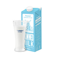 88VIP：风车牧场 脱脂高钙纯牛奶牛奶1L×1盒孕妇成人儿童