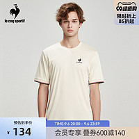 乐卡克 法国公鸡男士23年夏季新款基础百搭圆领短袖T恤CO-0101231