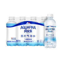 PLUS会员：AQUAFINA 纯水乐 苏打气泡水（汽水）300ml *12瓶