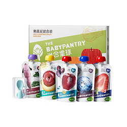 BabyPantry 光合星球 儿童西梅果泥猕猴桃泥 100g×5袋