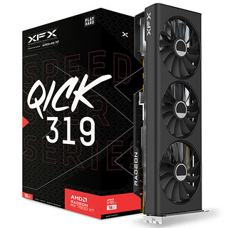 XFX 讯景 AMD RADEON RX 7800 XT 黑狼版 16GB 显卡