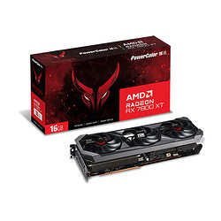 POWERCOLOR 撼讯 AMD RADEON RX 7800 XT 16GB 红魔 显卡